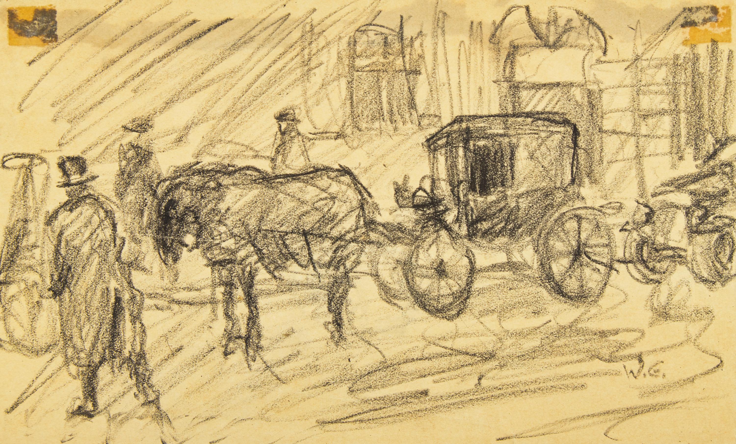 Study for Fryeburg Fair II; together with a companion (2)