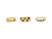 COLLECTION OF MULTIGEM RINGS