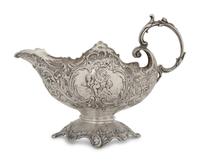A German Silver Sauce Boat