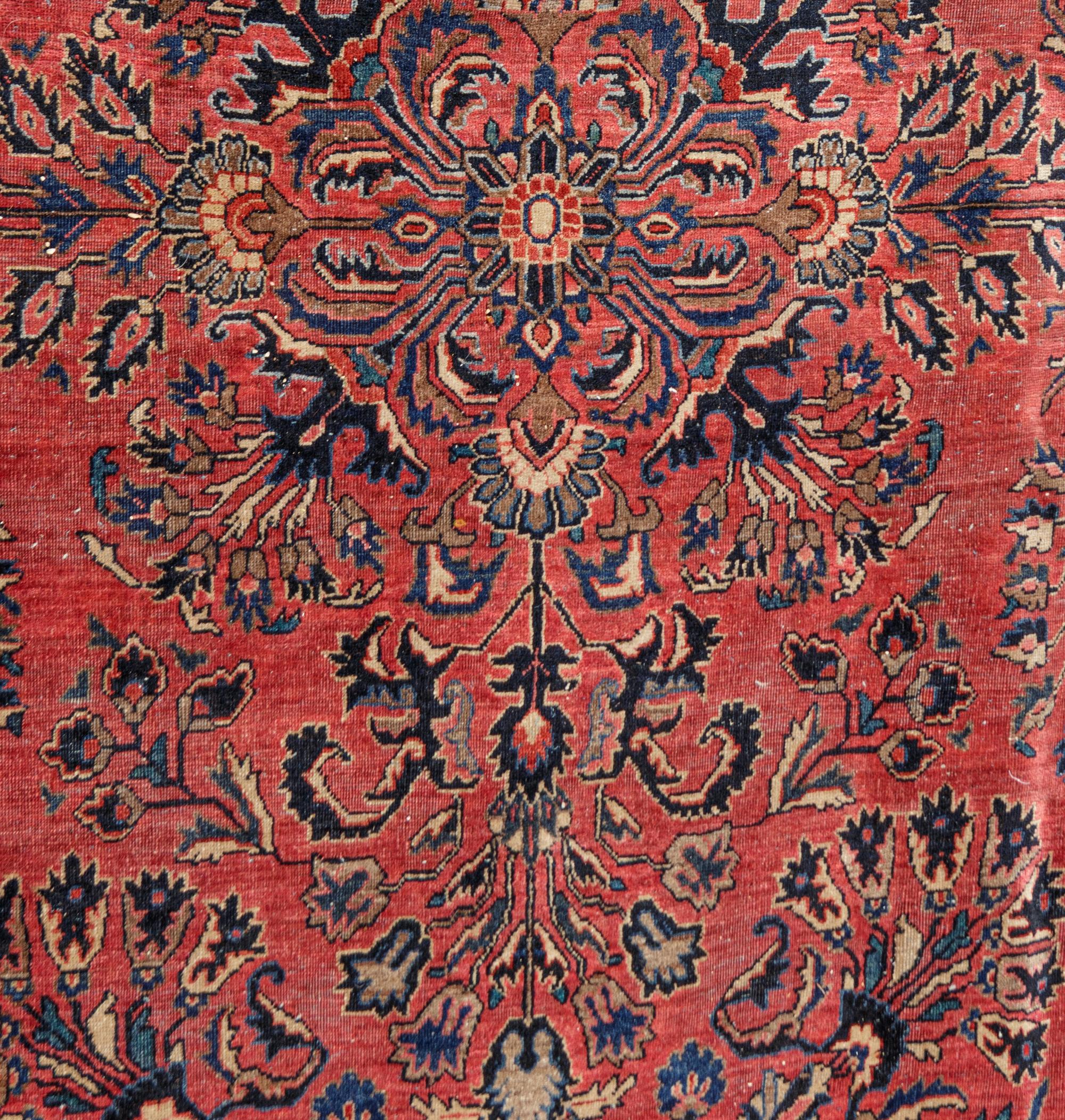 A Sarouk Wool Rug