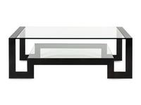 A John Boone Steel and Glass Low Table