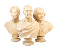 Three Plaster Busts
