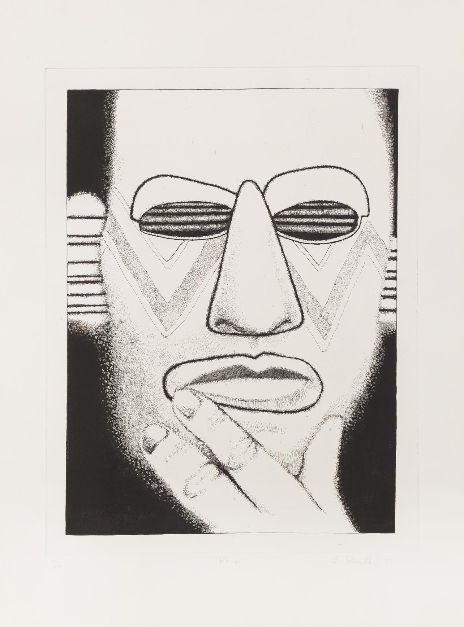 Ed Paschke, (American, 1939-2004), Pump, 1989