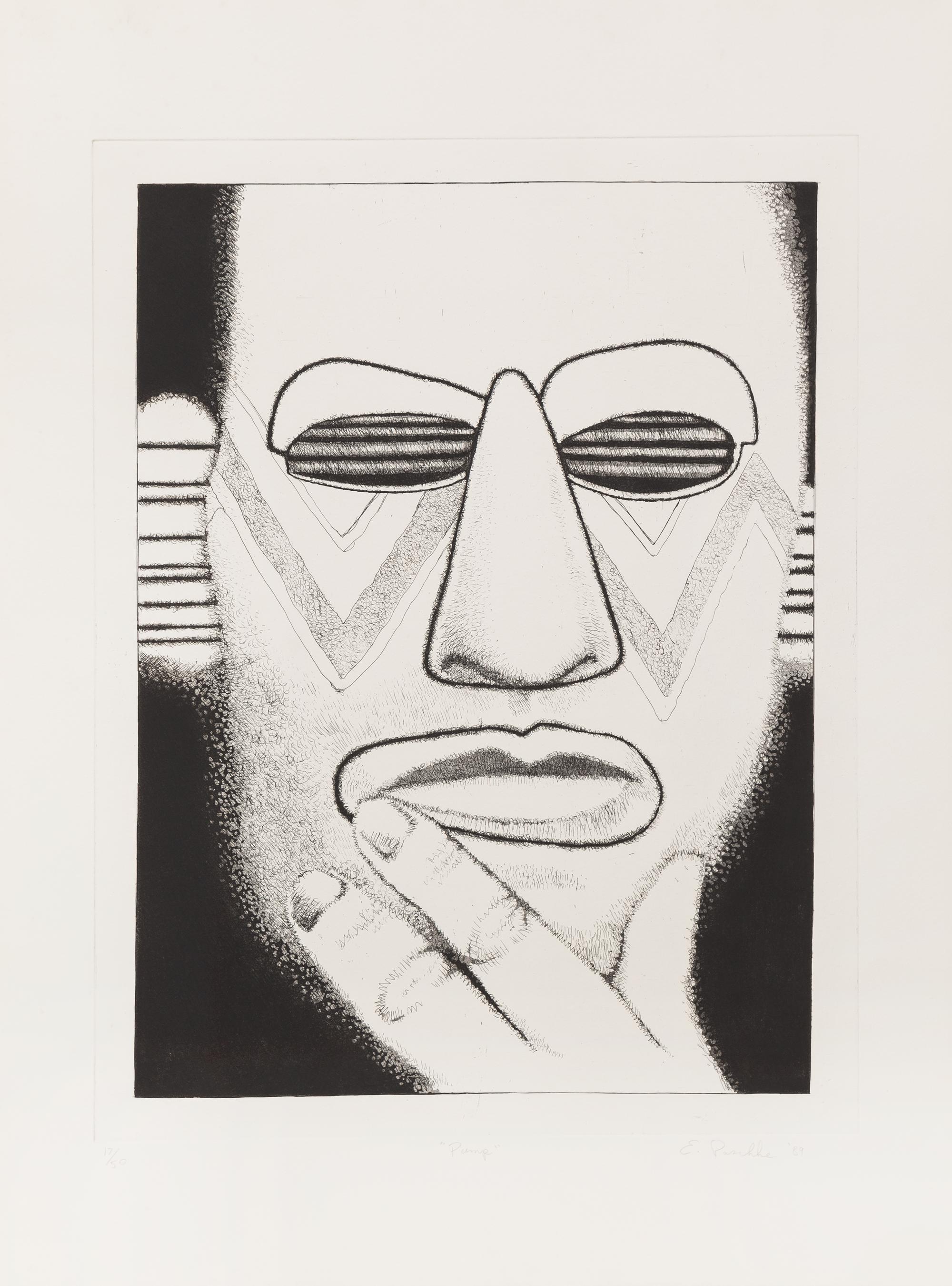 Ed Paschke, (American, 1939-2004), Pump, 1989