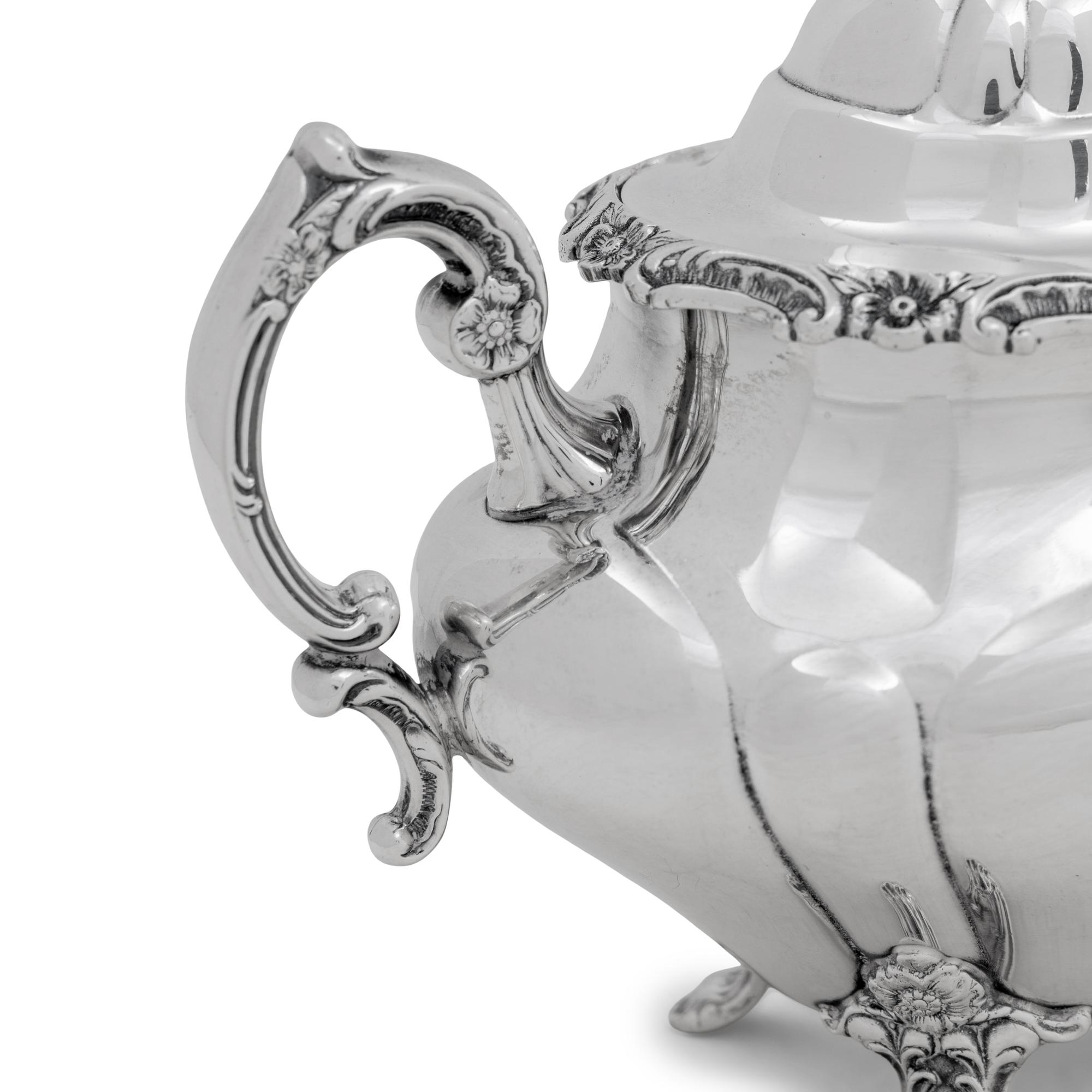 An American Silver Five-Piece Tea and Coffee Service