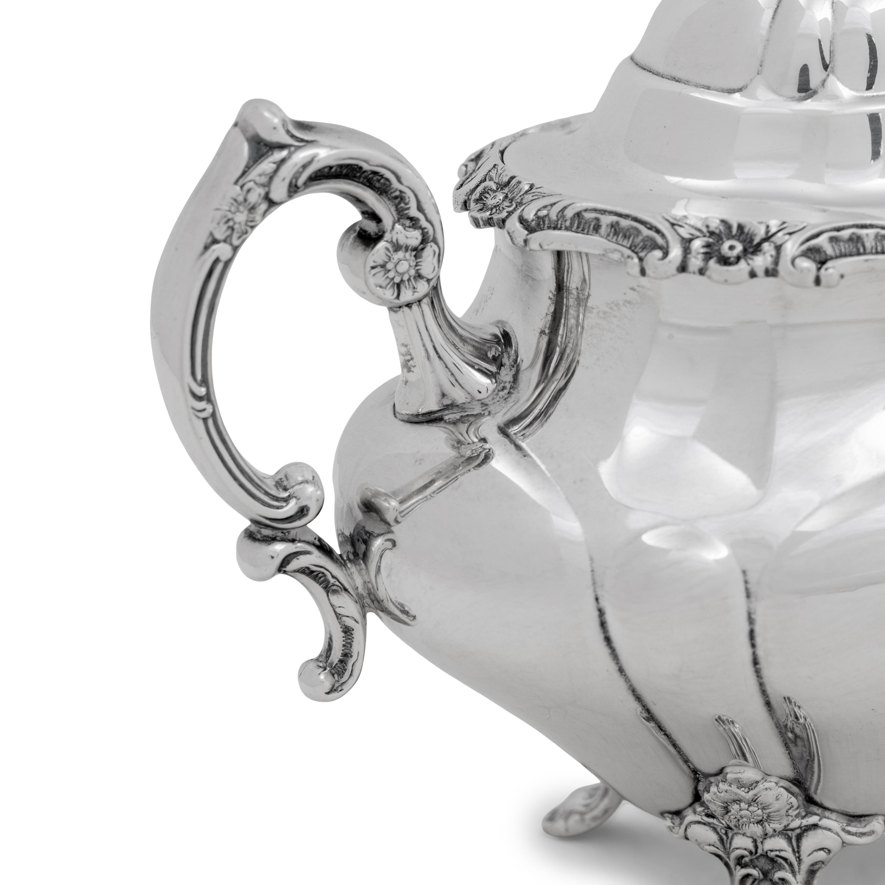 An American Silver Five-Piece Tea and Coffee Service