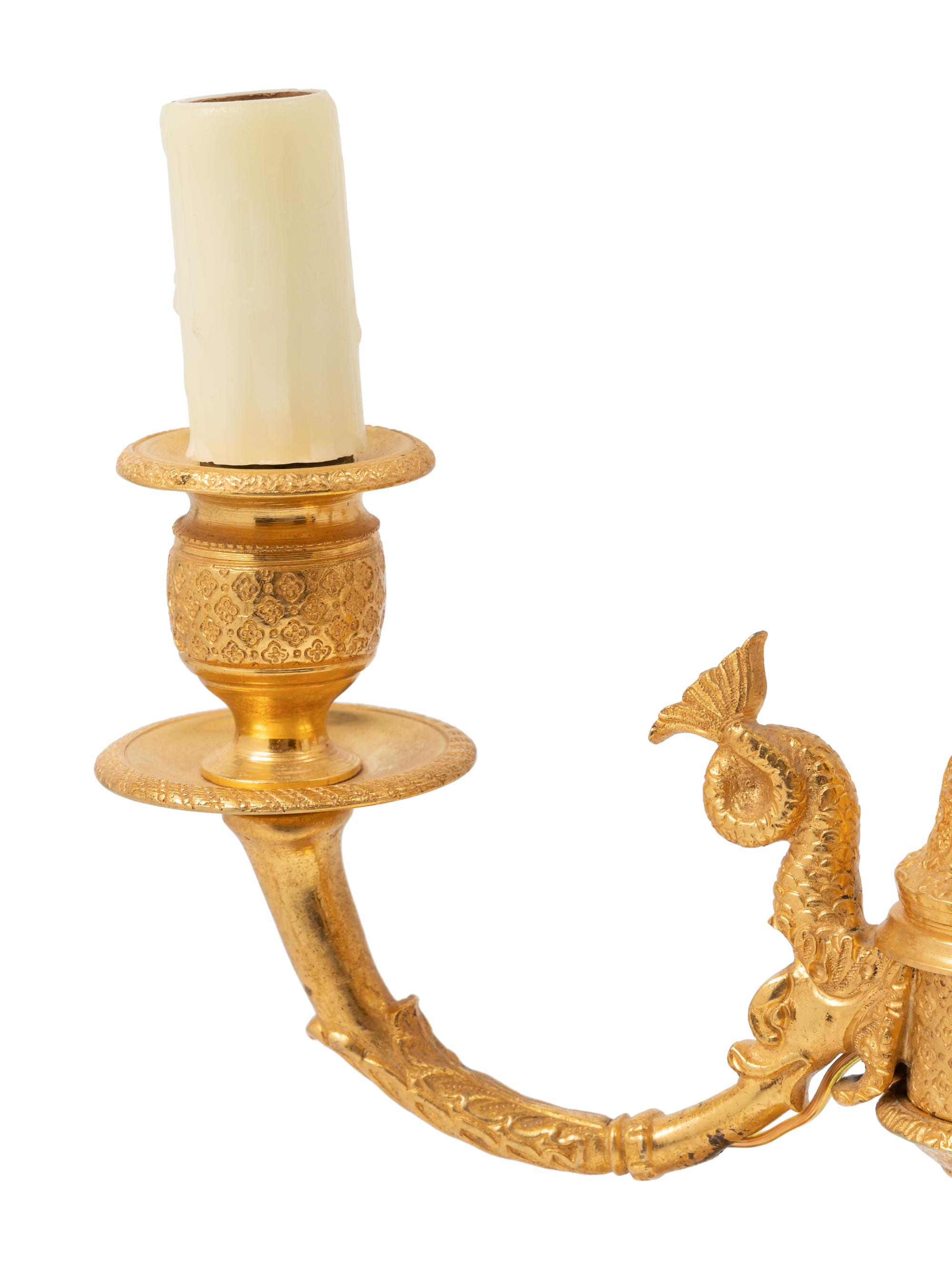 A Gilt Metal and Tôle Bouillotte Lamp