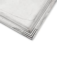 Three Puiforcat Silver-Plate Serving Trays