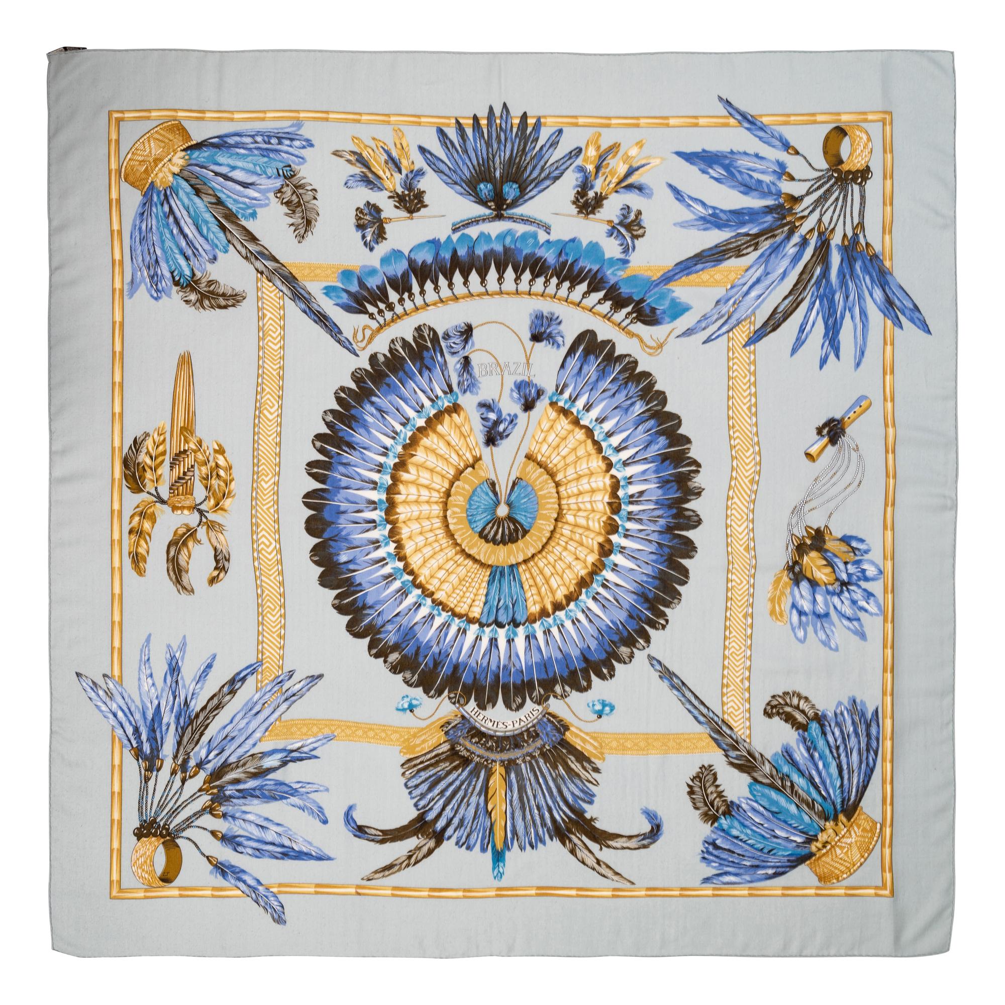 Hermès 140cm Cashmere/Silk Scarf