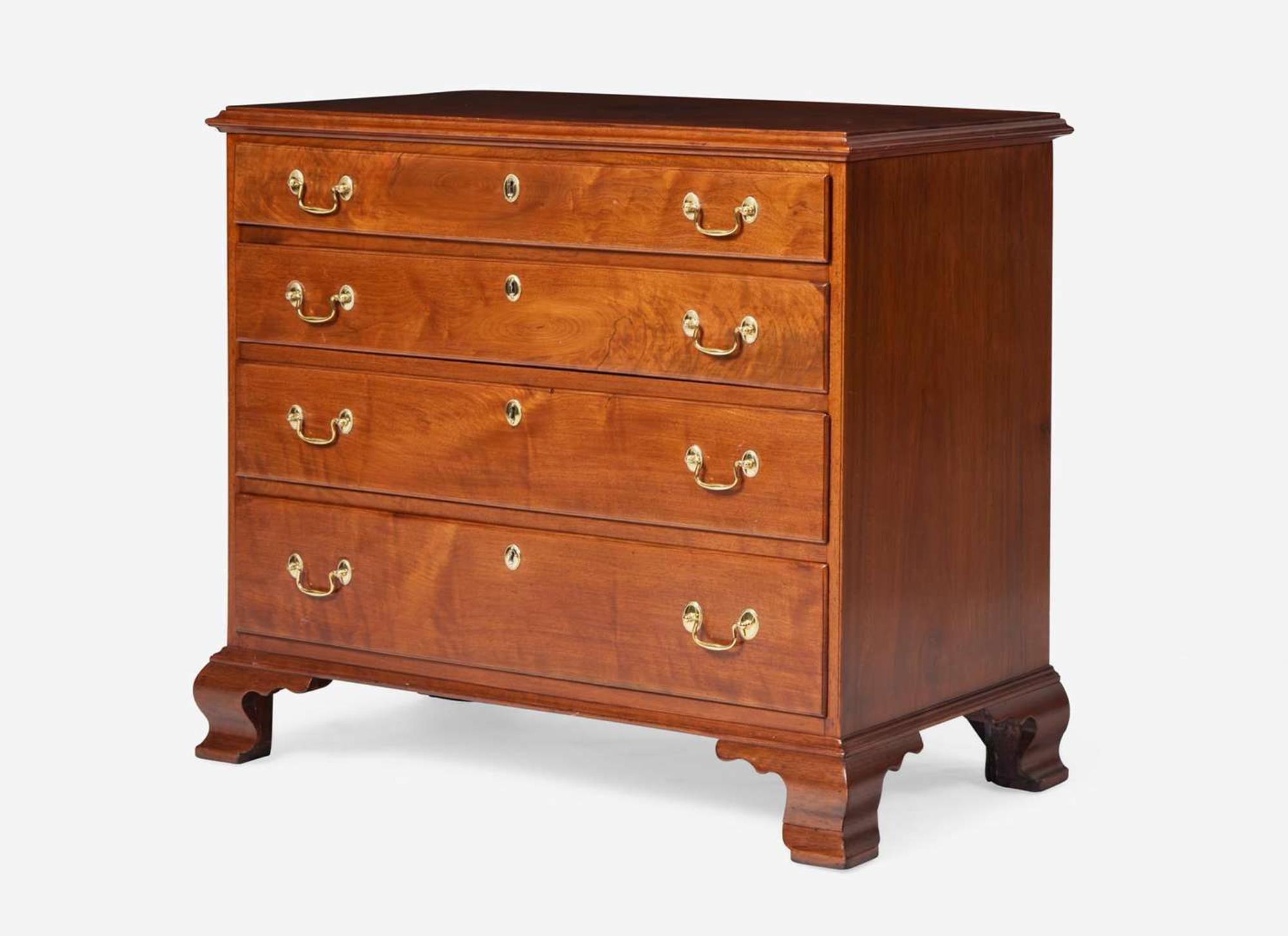 A Chippendale mahogany chest of drawers, Philadelphia, PA, circa 1770
