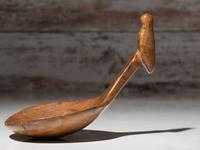 Northeastern Woodlands Maple Figural Ladle, Bird