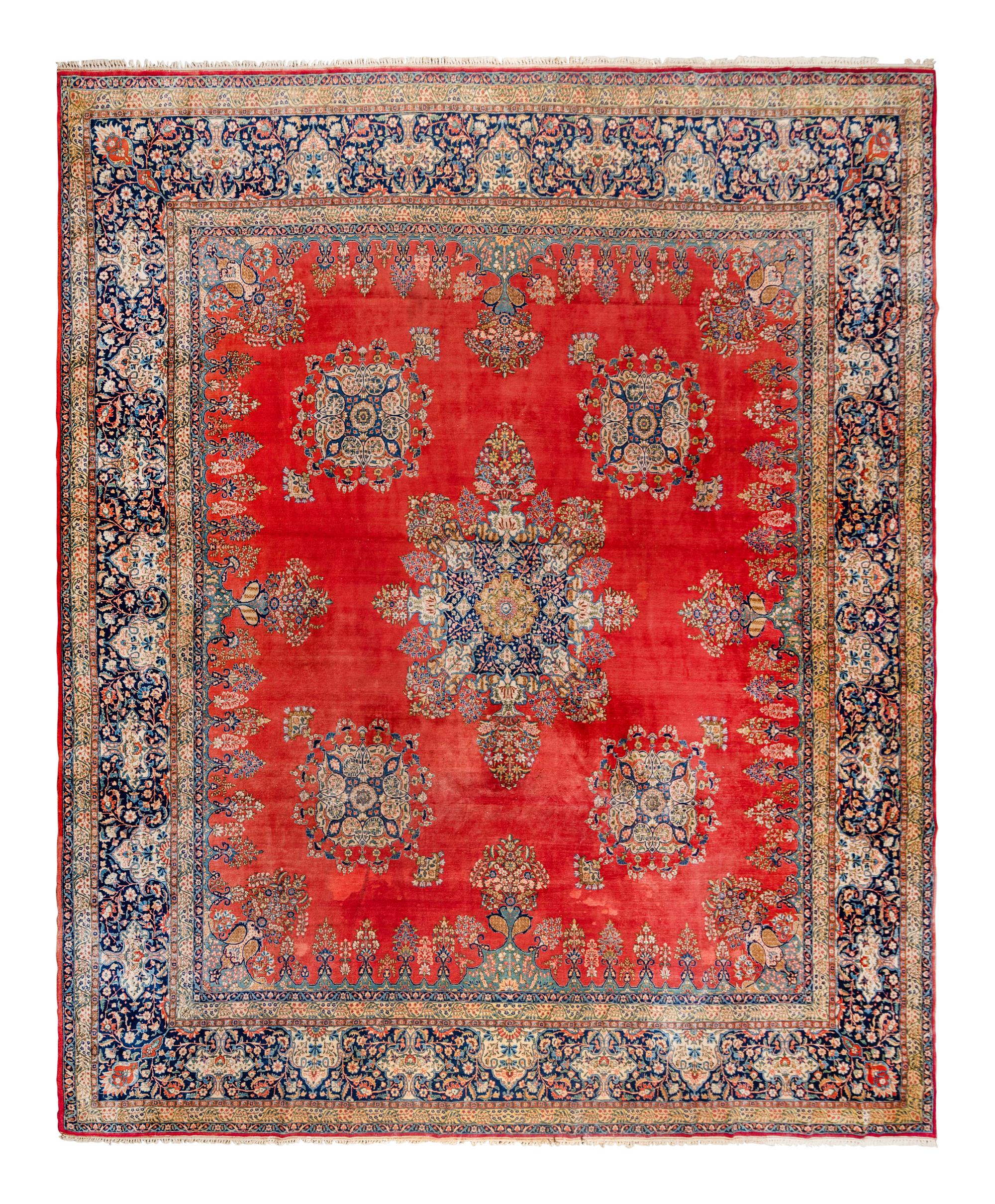 A Sarouk Wool Rug