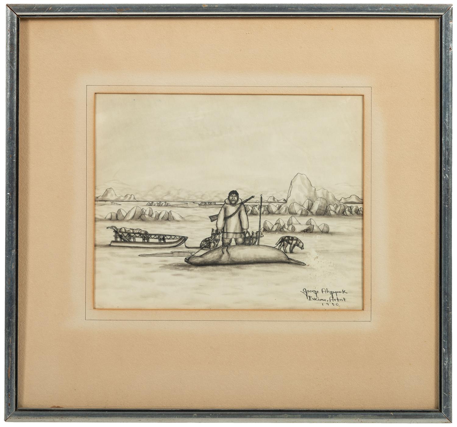 untitled, hunter with catch