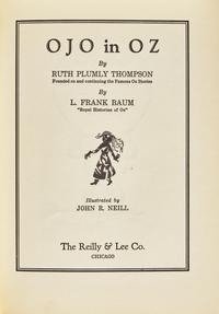 [Children's & Illustrated] Thompson, Ruth Plumly. Ojo in Oz