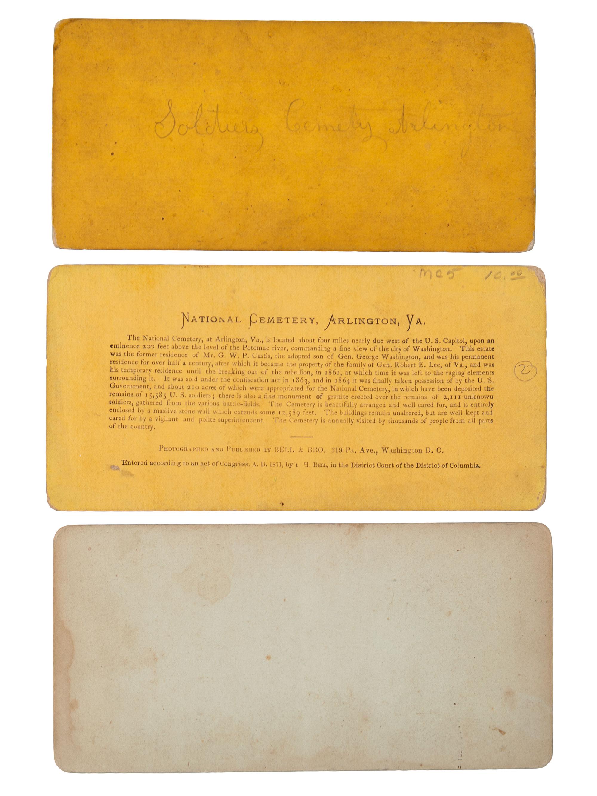 [CIVIL WAR]. A group of over 50 stereoviews, highlighted by images of the Grand Review, and the US Arsenal and Navy Yard, Washington, DC, incl. cannon.