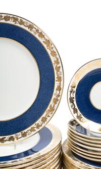 A Wedgwood Porcelain Dinner Service