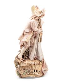 A Teplitz Pottery Figural Group