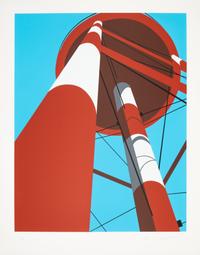 Allan D'Arcangelo, (American, 1930-1998), A group of five works from Watertower, 1973