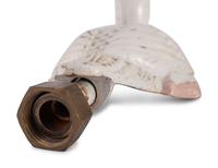 A Painted Cast Iron Duck-Form Sprinkler