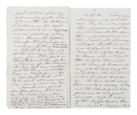 [CIVIL WAR]. Military preparations against a rebel attack by way of Canada and Lake Erie described in 18 pp. letter to Lt. Col. McCreary of the 145th Pennsylvania.