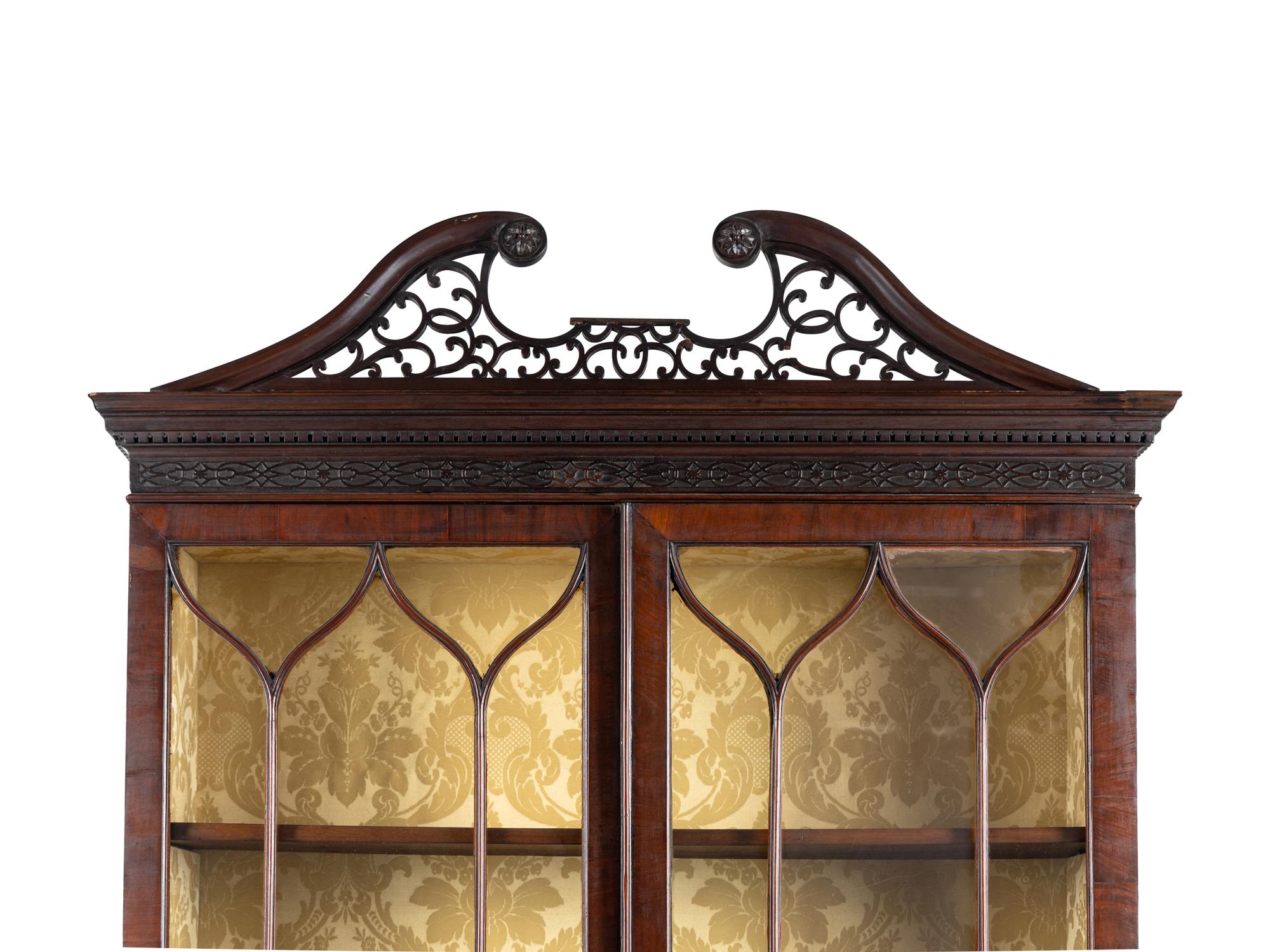 A George III Mahogany Secretary Bookcase