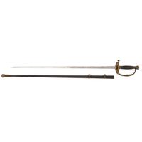 Published Schuyler, Hartley & Graham Model 1860 Staff & Field Officers' Sword taken from Confederate Spy Col. W.O. Williams in Franklin, TN and Inscribed to Henry Newcomer