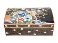 13 Chinese and Japanese Cloisonné Enamel Rectangular Boxes