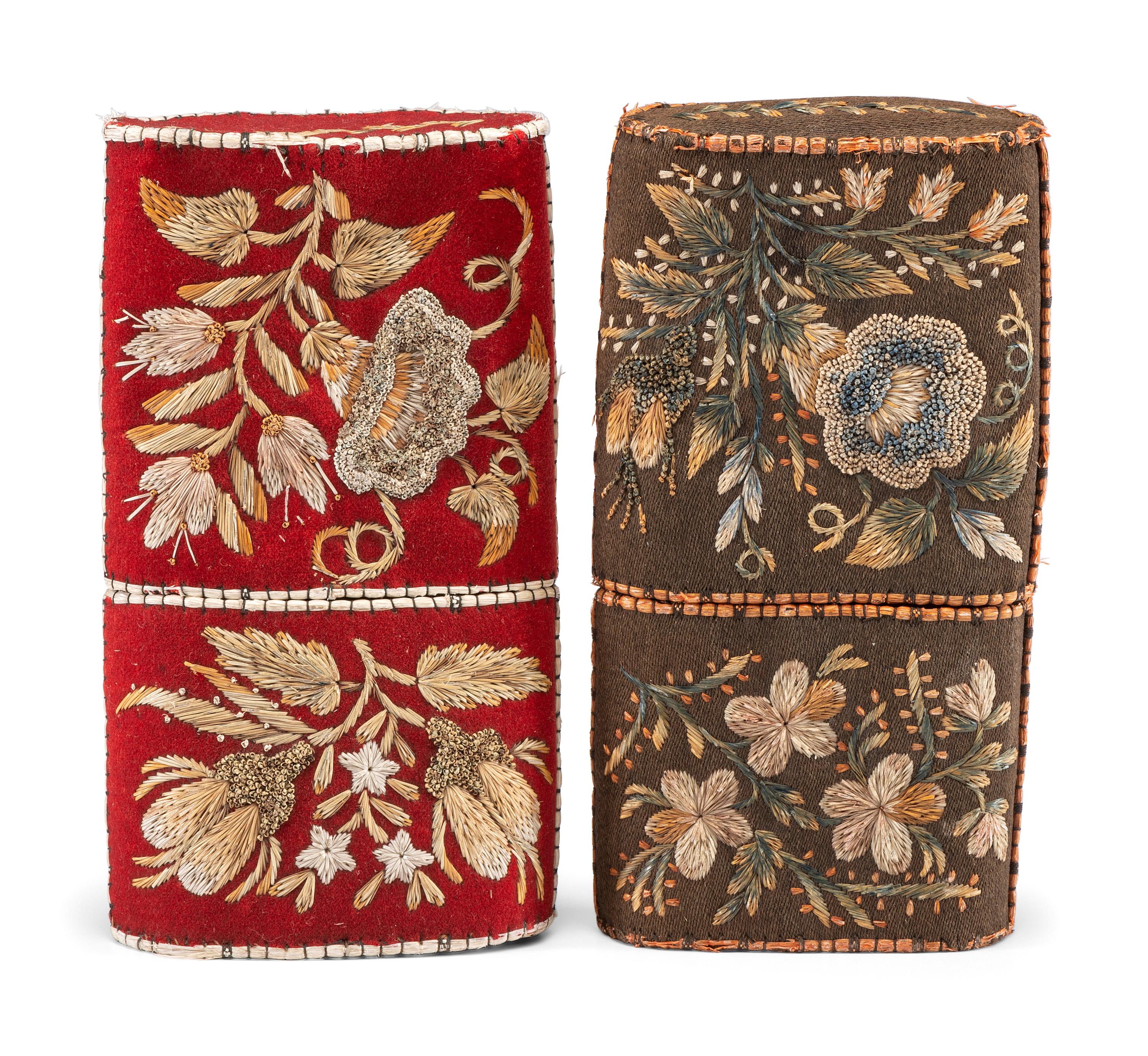 Huron Moose Hair Embroidered Wallets
