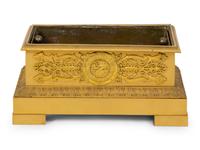 A French Empire Gilt Bronze Planter — 19TH CENTURY