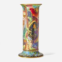 A Wedgwood Fairyland Lustre "Torches" Vase UK, circa 1925