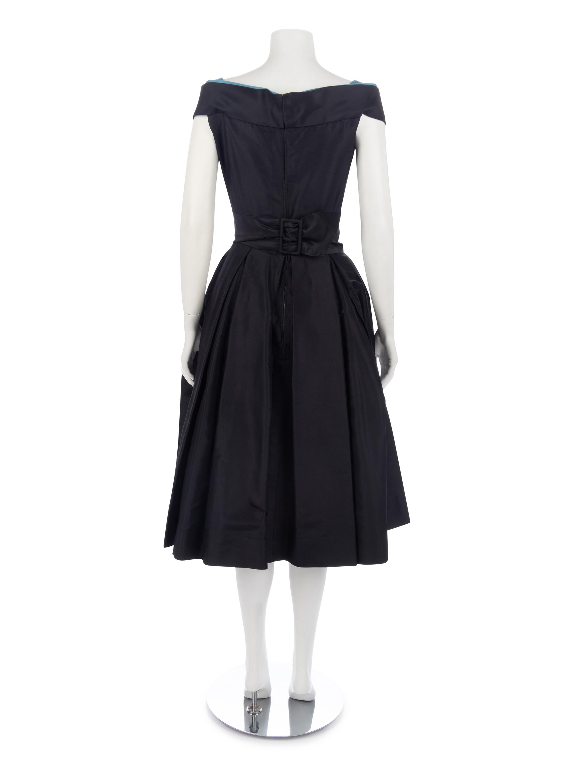 Two Vintage Dresses: Christian Dior & Nettie Rosenstein, 1950-60s