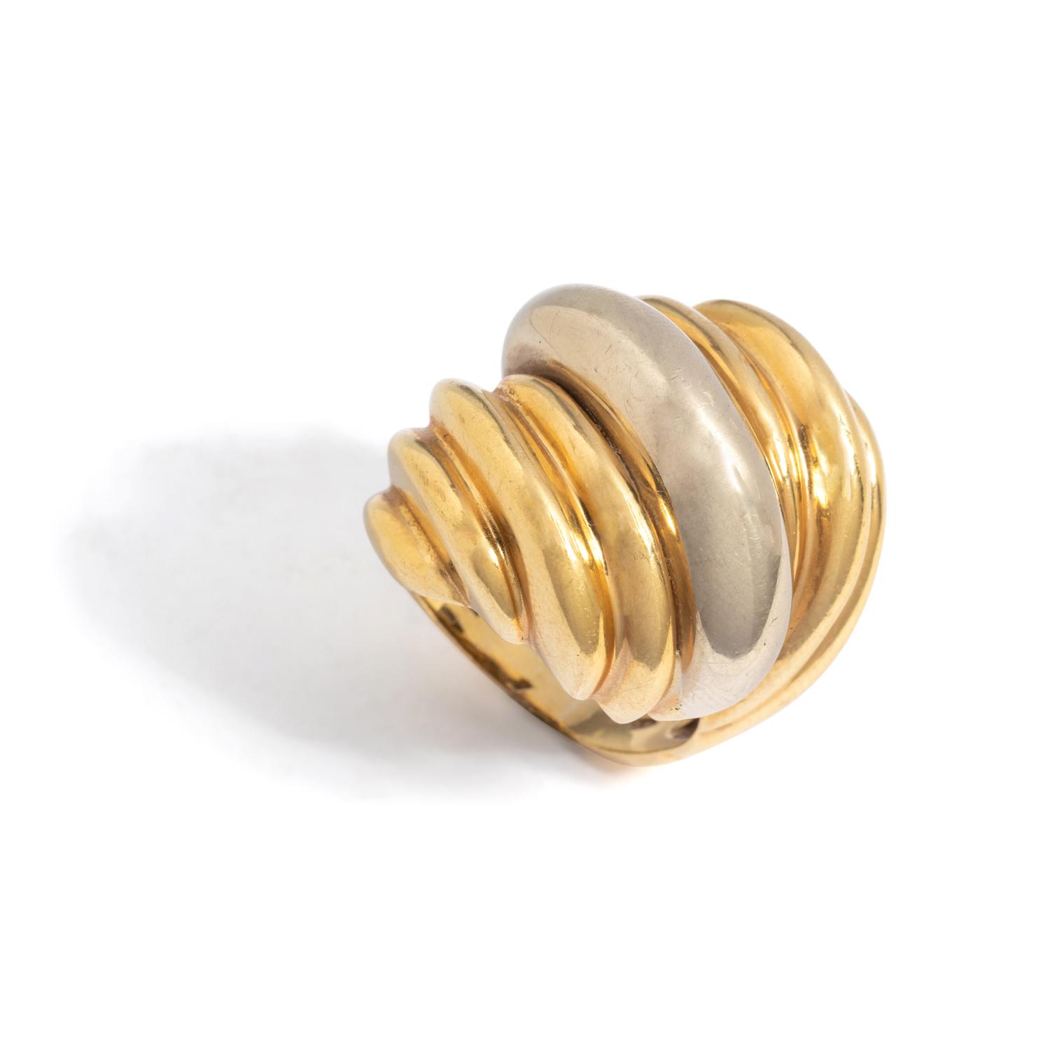 BICOLOR GOLD RING