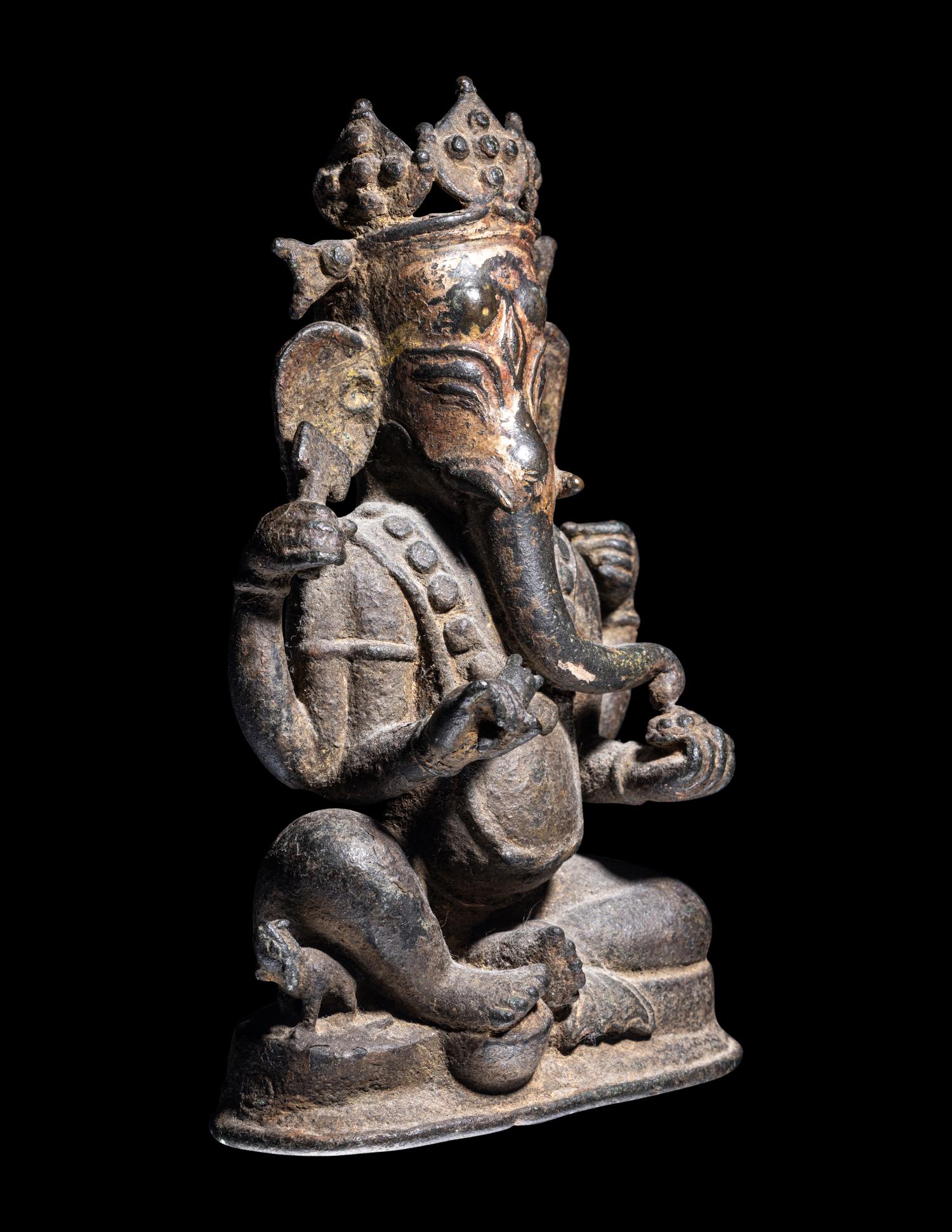 Five Nepalese Bronze Figures of Deities