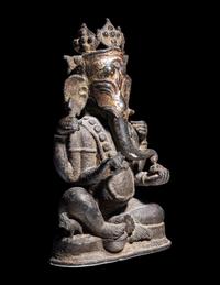 Five Nepalese Bronze Figures of Deities