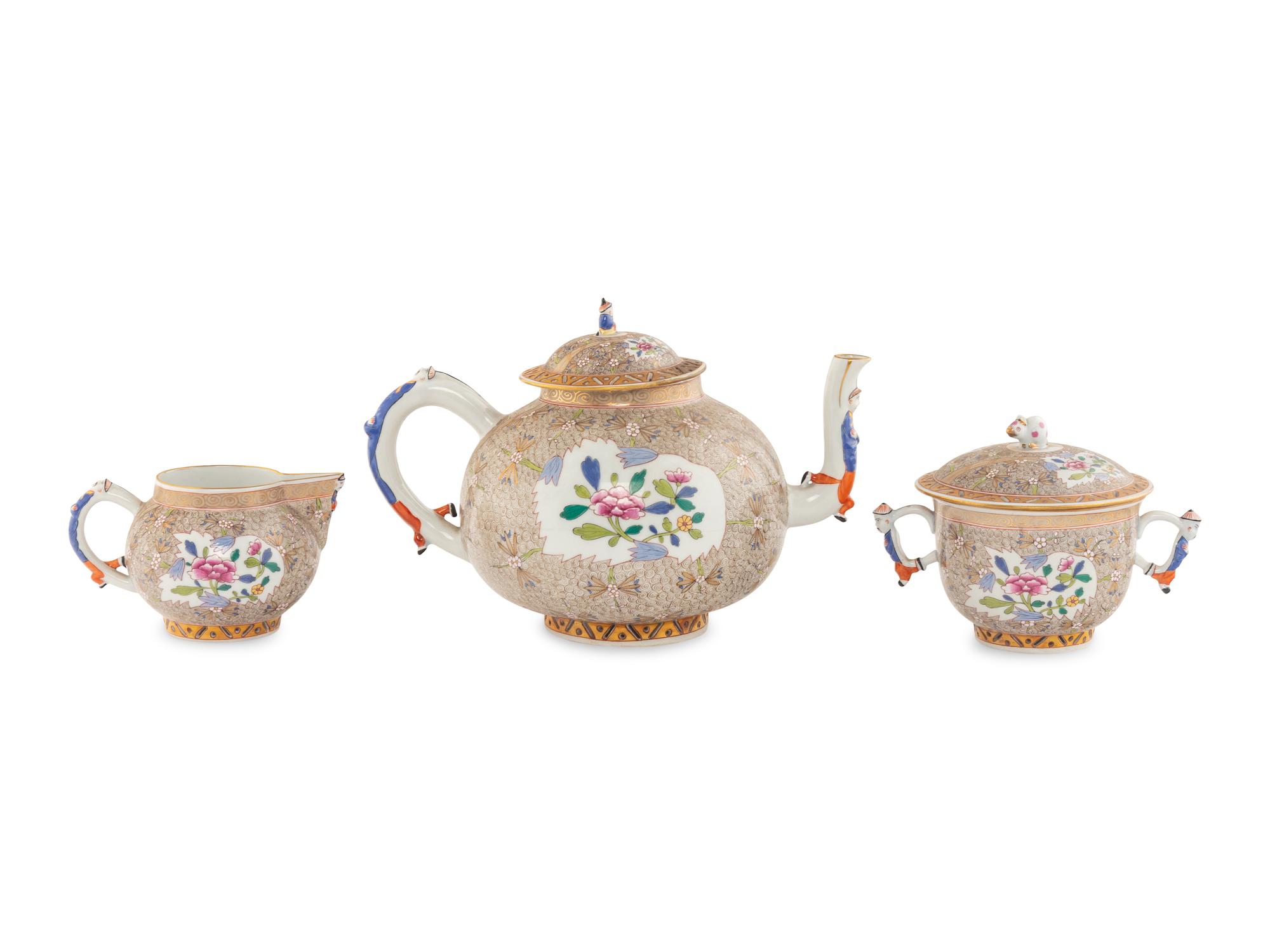 A Collection of Herend Cubash Porcelain Articles