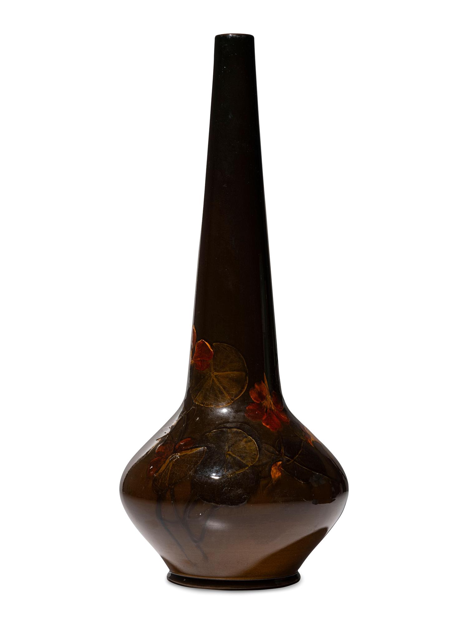 A Matthew Daly for Rookwood Pottery Iris Glaze Vase