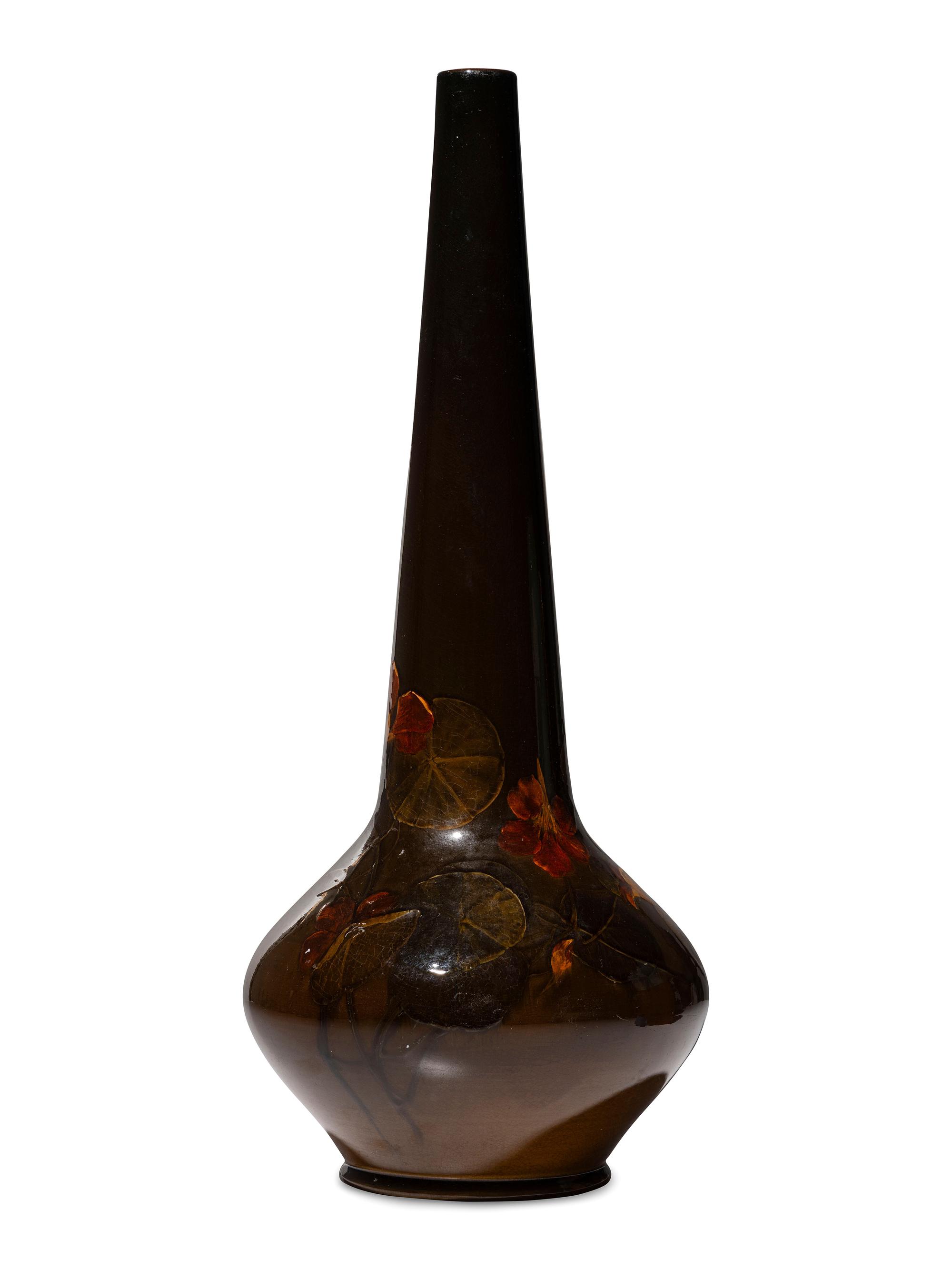 A Matthew Daly for Rookwood Pottery Iris Glaze Vase