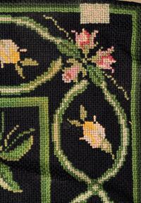 Two Needlepoint Rugs