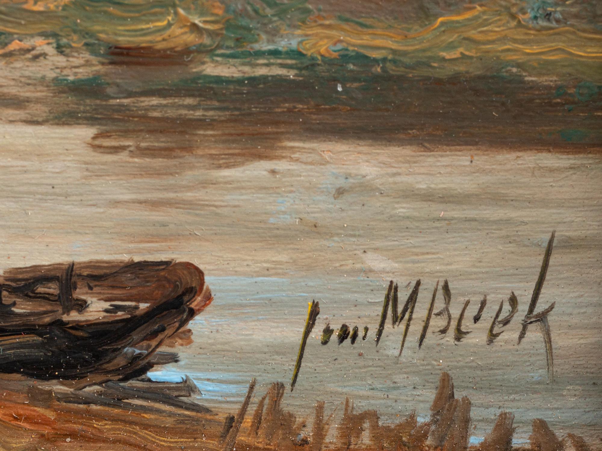 Landscape and Riverscape with Windmills (a pair of works)