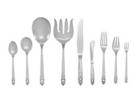 An American Silver Flatware Service