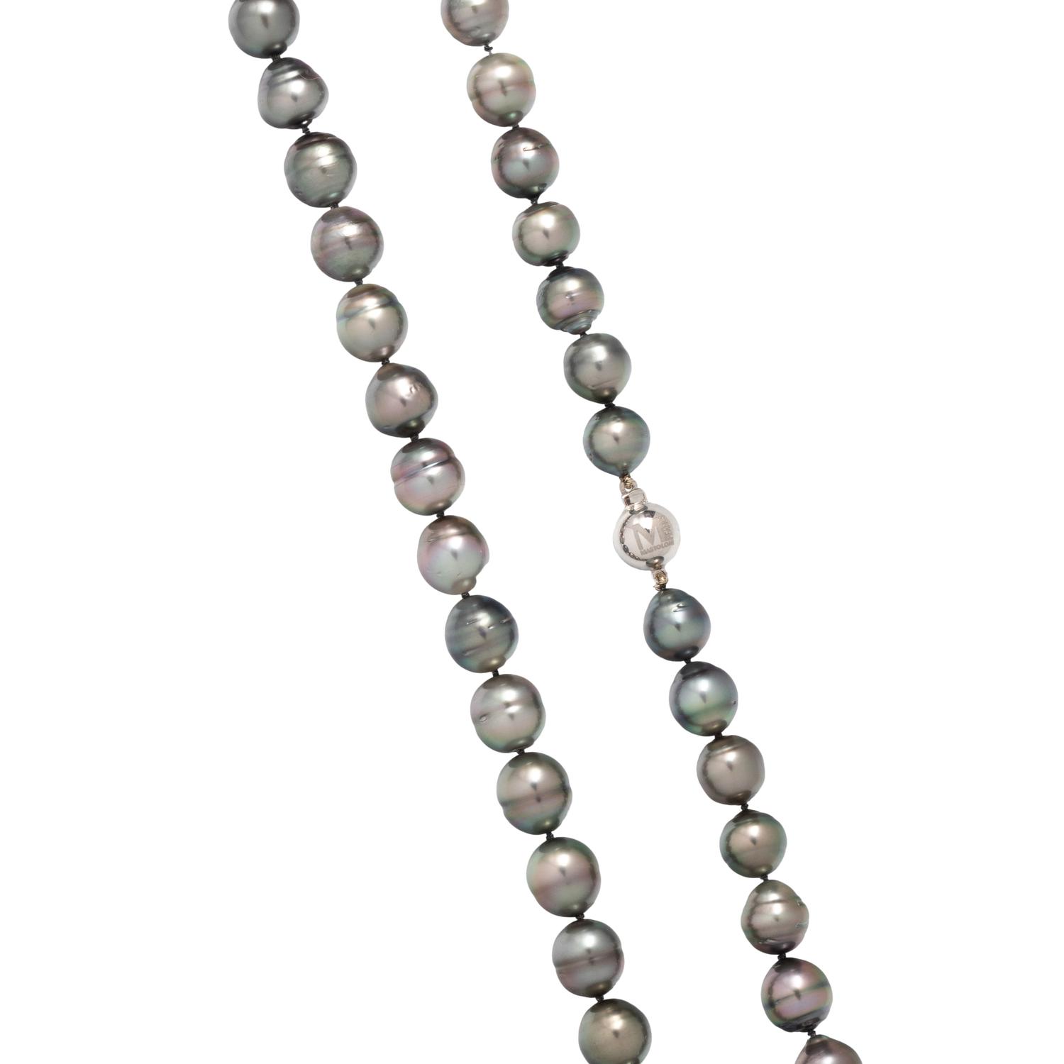 MASTOLONI, CULTURED TAHITIAN PEARL NECKLACE