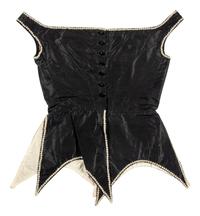 Four "Swiss Waist" Bodices and Corselets, 1860s