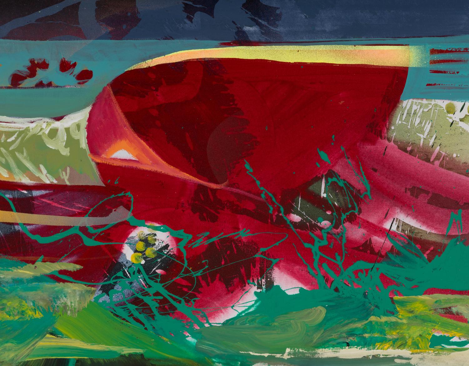 Red Boat On the Beach (Morning Surprise), 1990
