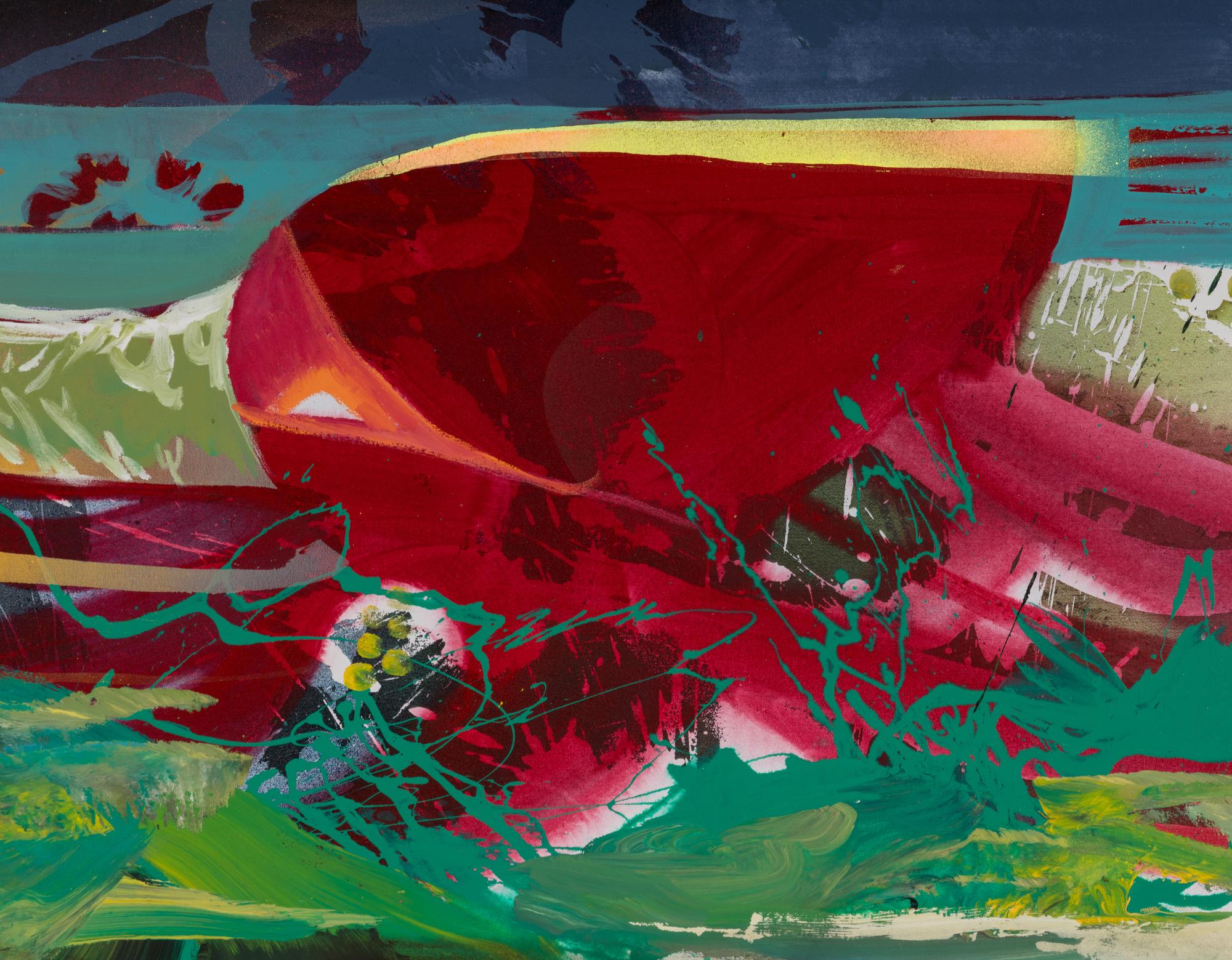 Red Boat On the Beach (Morning Surprise), 1990