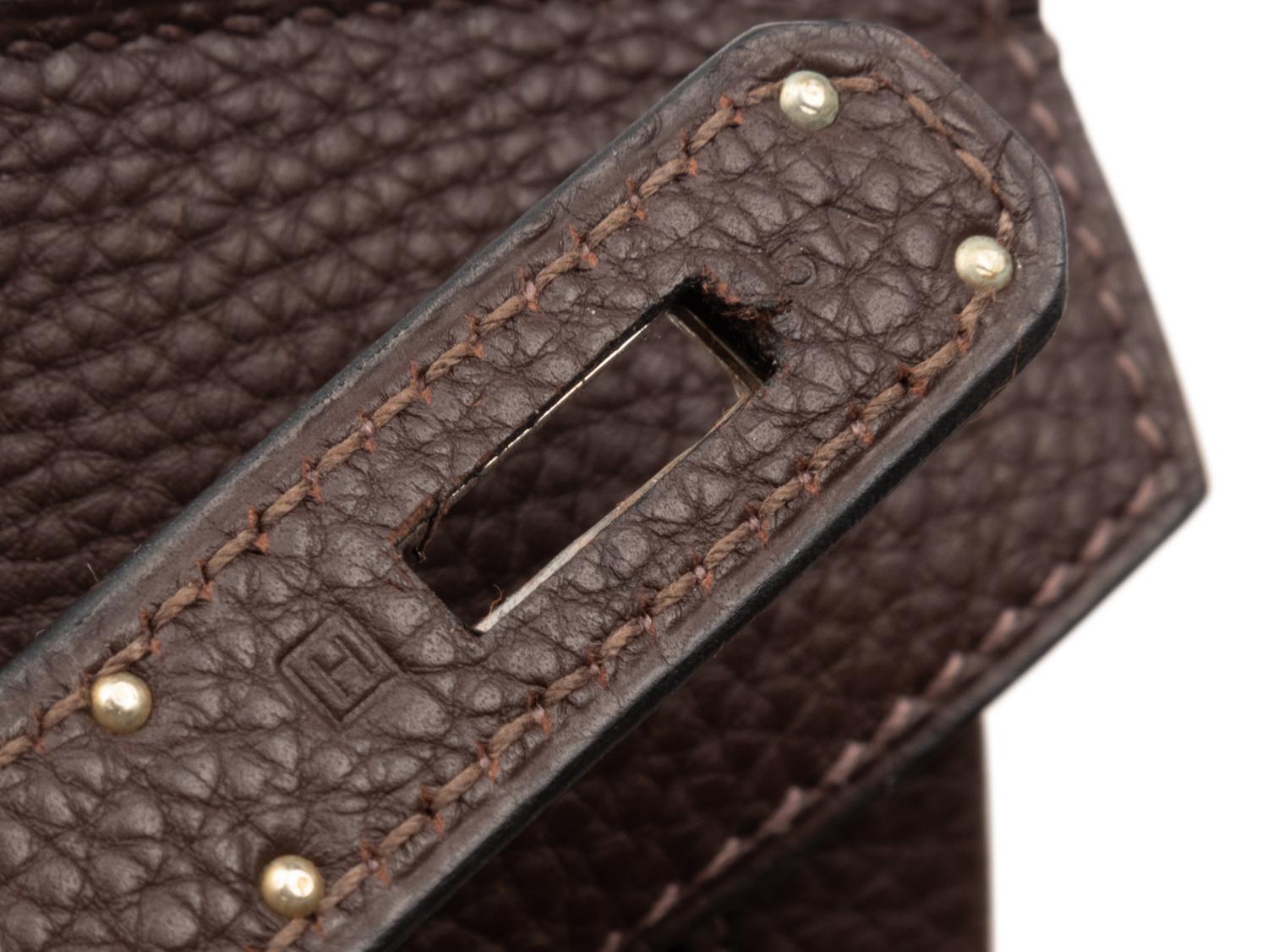Hermès Chocolate Brown Togo Leather Birkin Bag 40cm, 2004