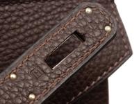 Hermès Chocolate Brown Togo Leather Birkin Bag 40cm, 2004