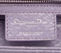 Christian Dior Purple Python Small Lady Dior Bag, 2012