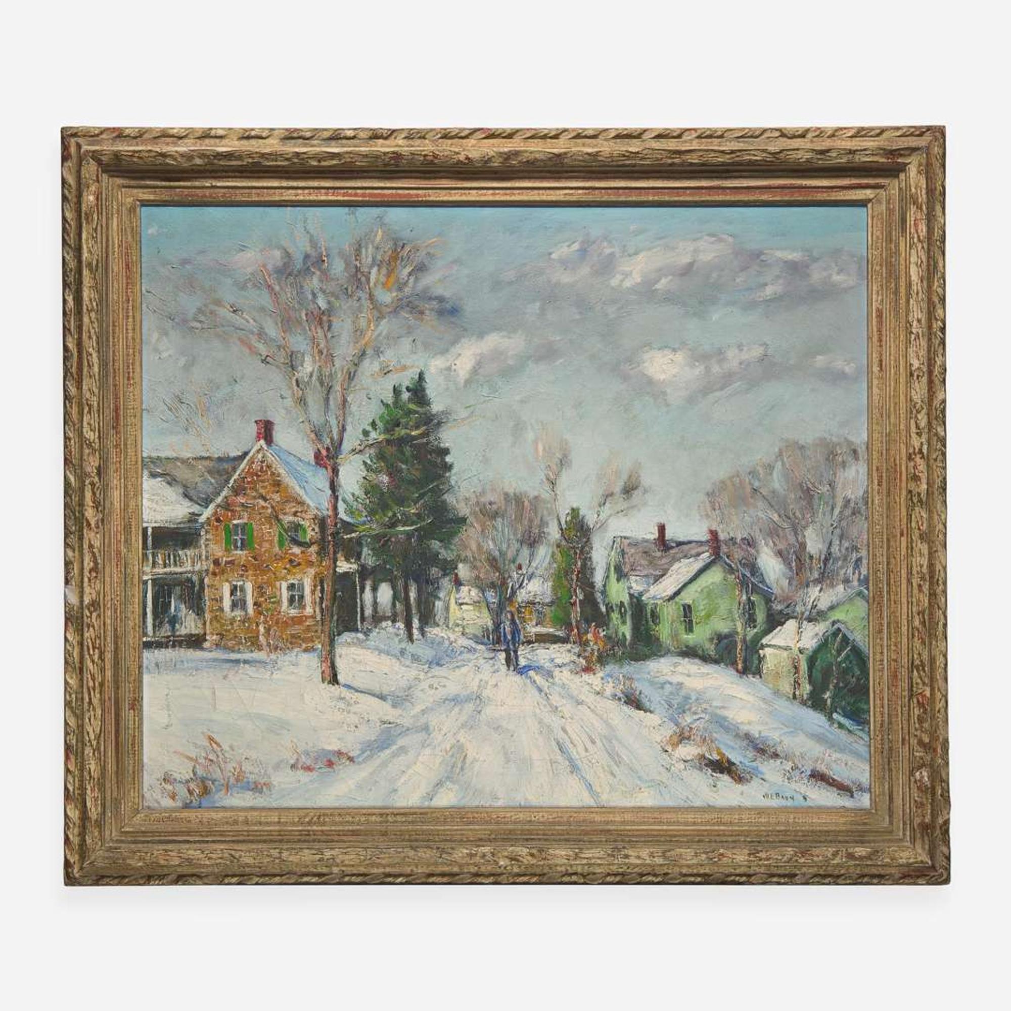 Walter Emerson Baum (American, 1884–1956) Farmhouses, Thatcher, PA