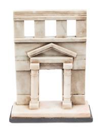 Three Italian Grand Tour Style Marble Models of Ruins