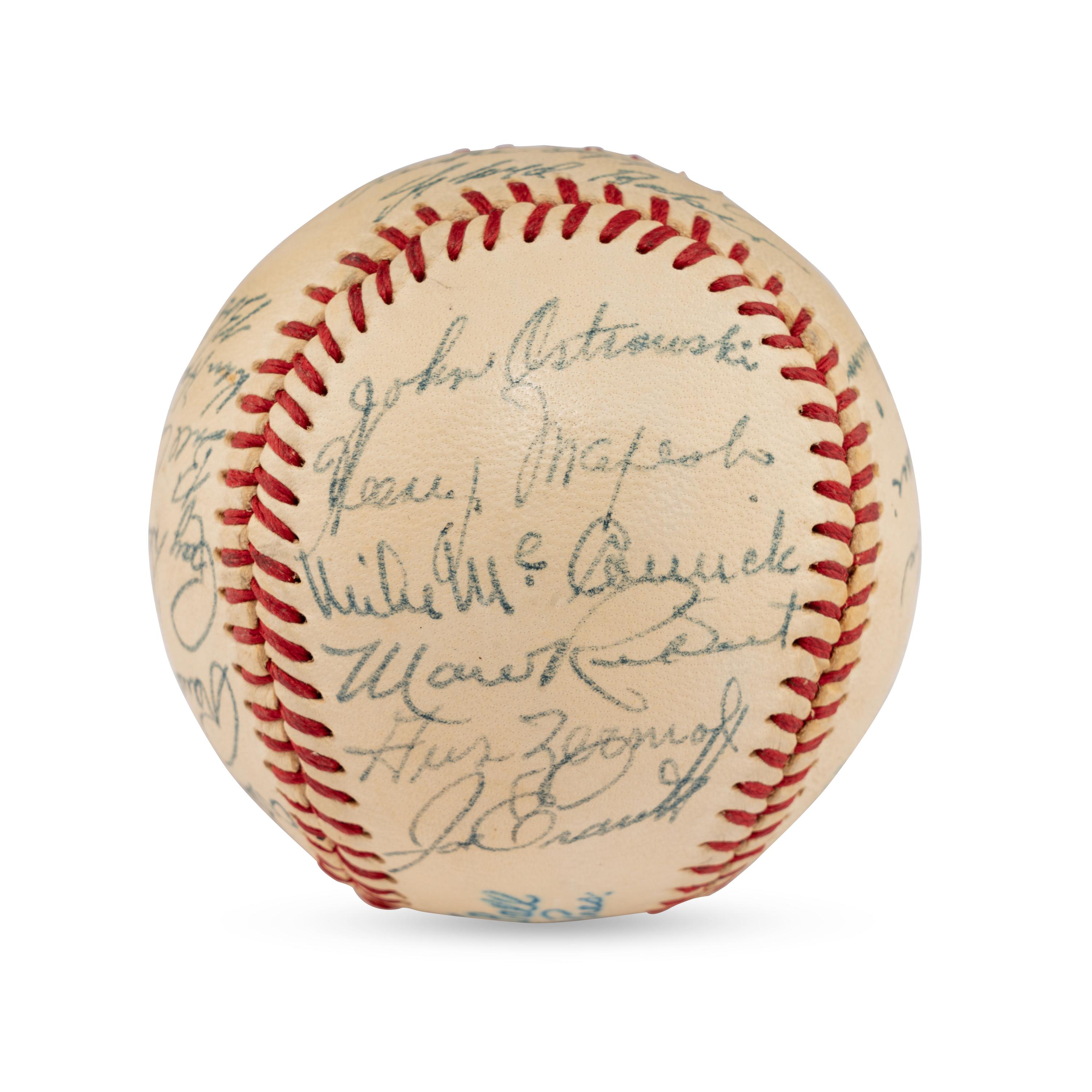 A 1950 Chicago White Sox Team Signed Autograph Baseball